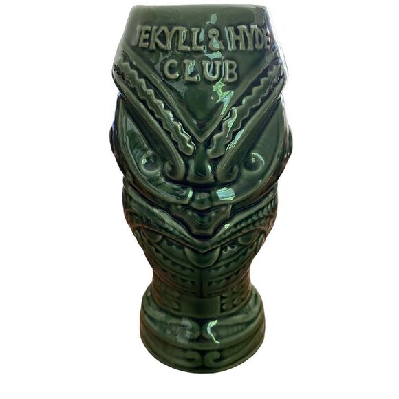 Jekyll & Hyde Tiki Mug Headhunter Green Ceramic - Picture 1 of 6